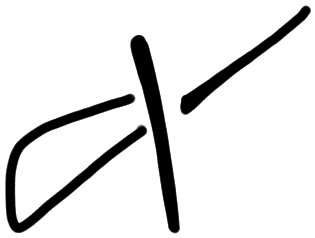 Sign A315, tracing from KH 82