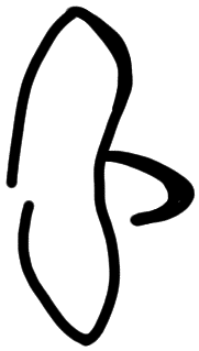 Sign A322, tracing from HT 11a