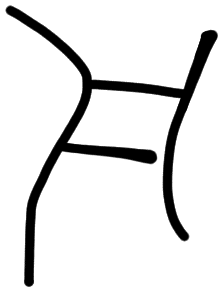 Sign A324, tracing from HT 9a