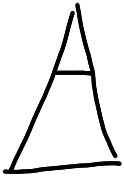 Sign A353, tracing from PH 9a