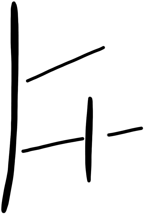 Sign A501, tracing from KH Wa 1001γ
