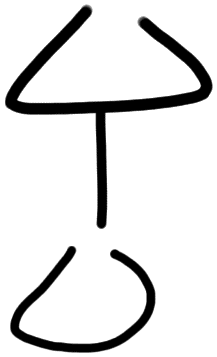 Sign A558, tracing from PH 3a