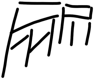 Sign A591, tracing from HT 27b