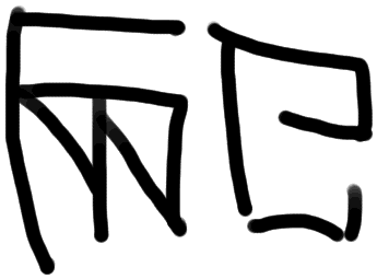 Sign A593, tracing from ZA 5a