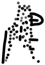 Sign A596, tracing from ZA 6b