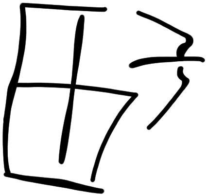 Sign A604, tracing from HT 16