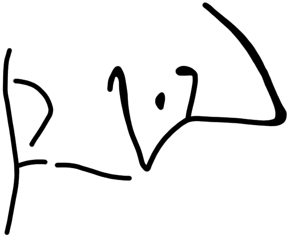 Sign A605, tracing from KH 74