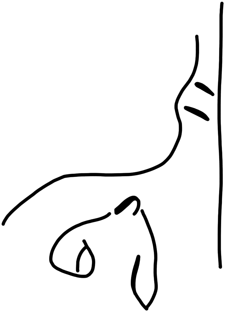 Sign A606, tracing from KH Wc 2047