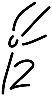 Sign A624, tracing from KH 6