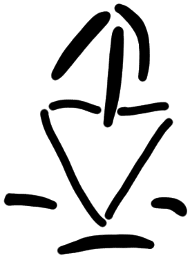 Sign A653, tracing from KH 12
