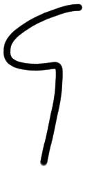 Sign AB11 po, tracing from KH 9
