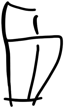 Sign AB188, tracing from HT 8b