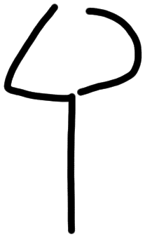 Sign AB26 ru, tracing from HT 10a
