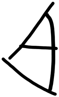 Sign A308 on HT 23a