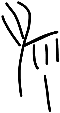 Sign A608 on HT 28b