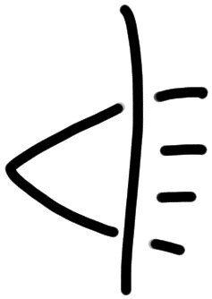 Sign A7094 L on HT 81