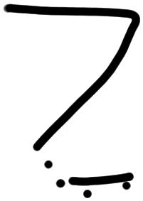 Sign A703 D on KH 80