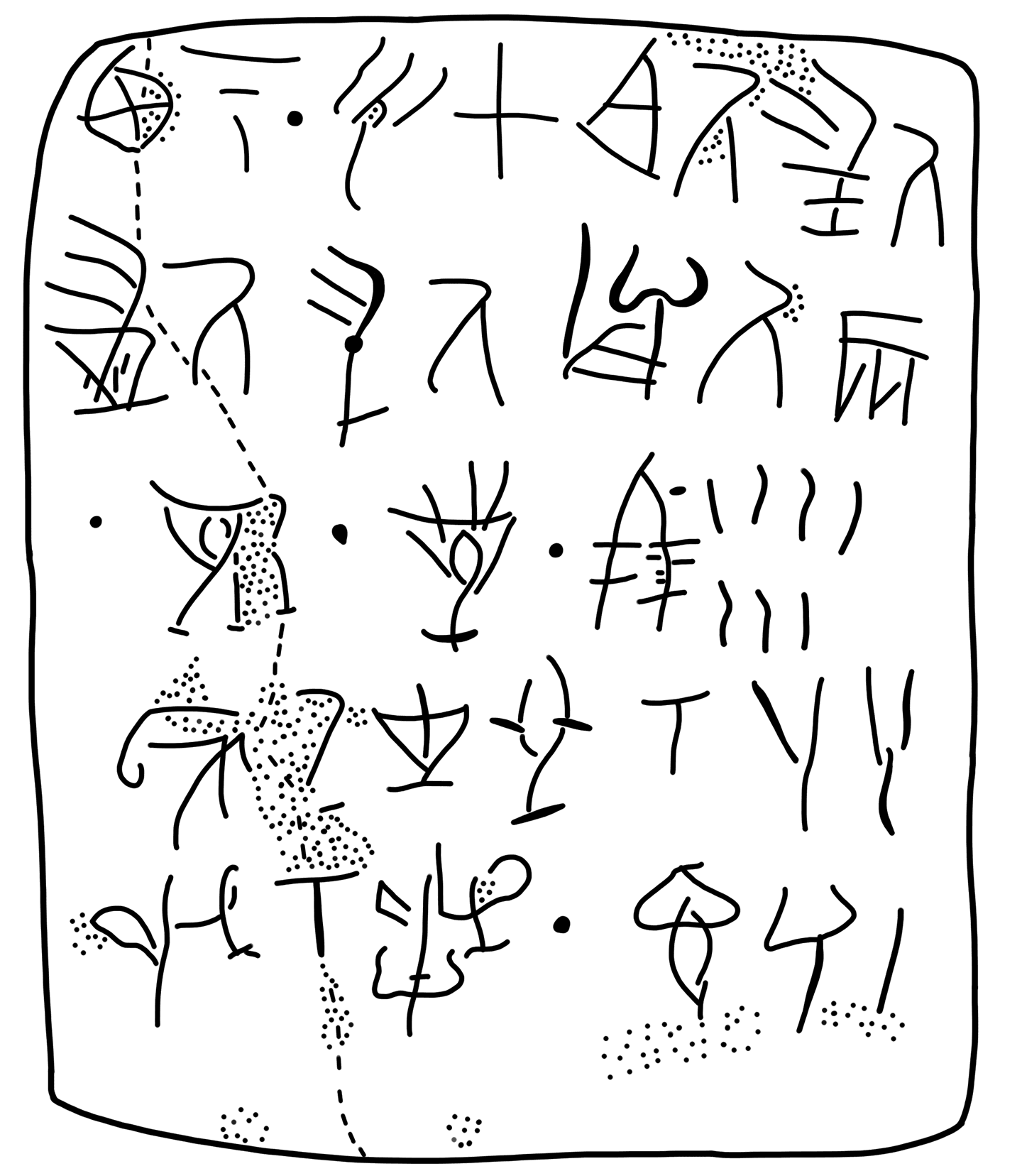 Tracing of HT 23a