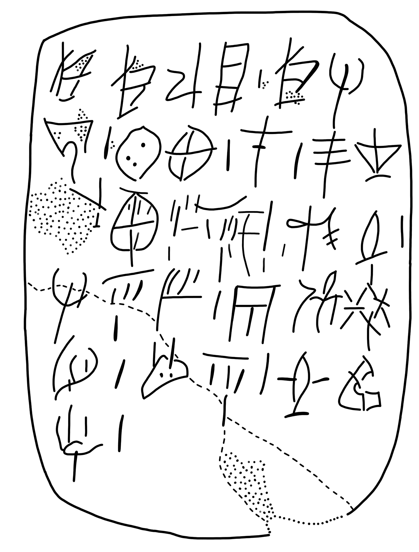 Tracing of HT 85b