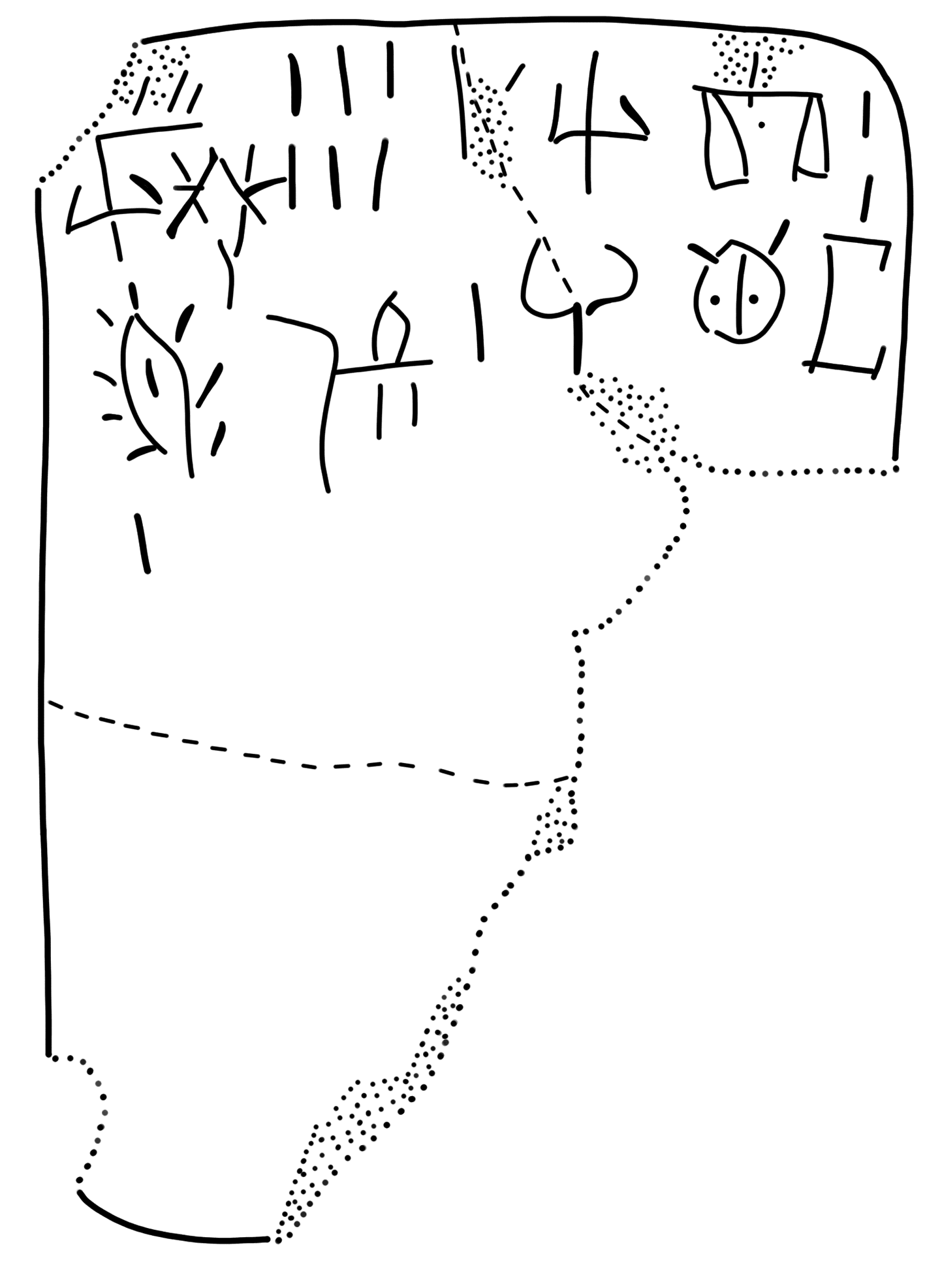 Tracing of HT 99b