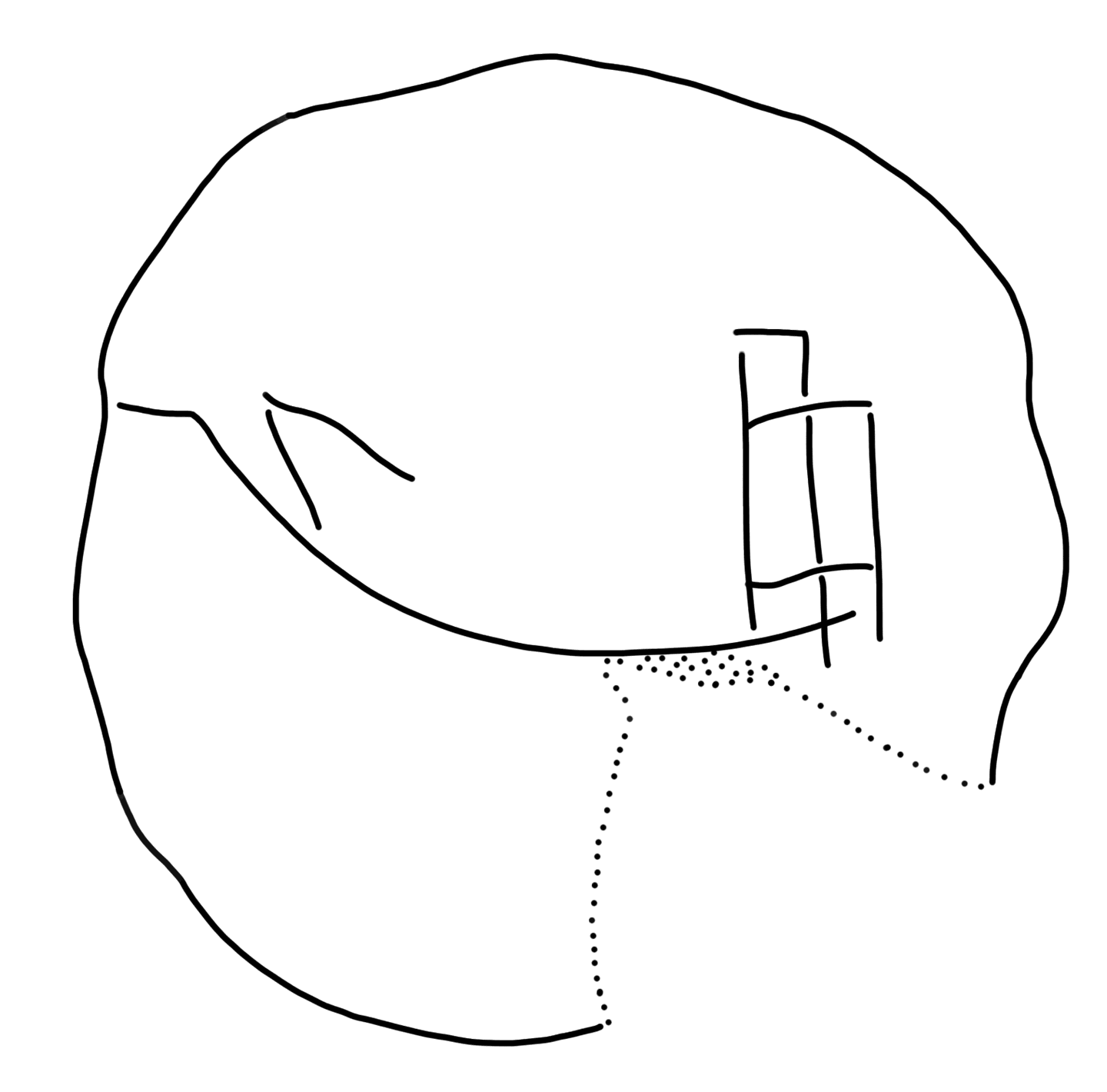 Tracing of KH Wc 2058
