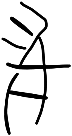 Sign A613, HT 58, position 8