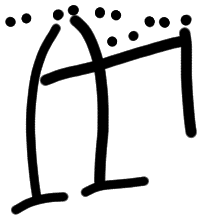 Sign A571, KH 7a, position 9