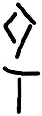Sign AB17 za, ZA 9, position 4